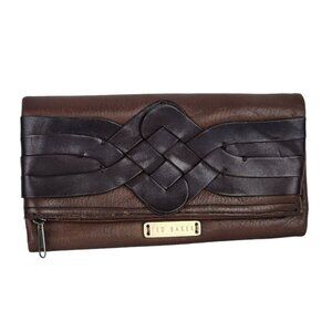 Ted Baker Continental Brown Leather Wallet